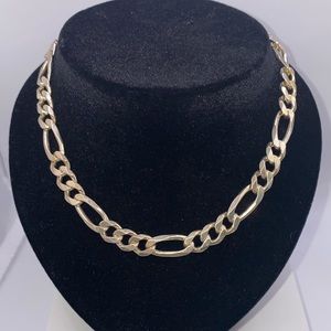 Sterling Silver Figaro Chain 20”